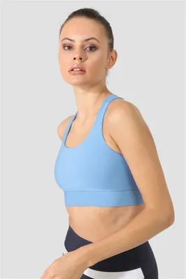Produktbild von Sport-BH mit überkreuzten Trägern Größe Medium