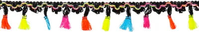 Immagine prodotto di Ghirlanda messicana di pompon per feste colorate 2 m - taglia unica