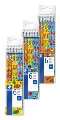 Zdjęcie produktu dla Staedtler 6-częściowy ołówek HB - Komiks - Ołówek sześciokątny