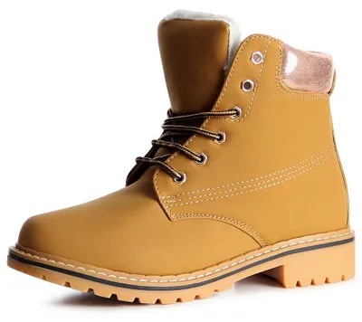 Produktbild von topschuhe24 1032 Damen Worker Boots Stiefeletten Schnürer, Farbe:Camel, Größe:37 EU