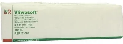 Obrázok produktu pre Vliwasoft, nesterilný, 6-vrstvový, 5 cm x 5 cm, balenie: 100 kusov | balenie (100 ks)