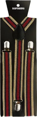 Produktbild von Oblique Unique Hosenträger Uni verstellbar Y -Form - beige-blau-weinrot