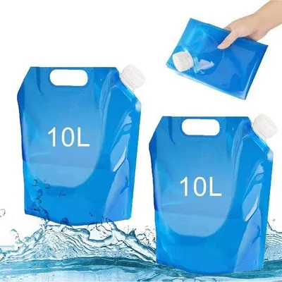 Produktbild von Wasserschlauch 5l 10l, Faltschlauch, Tragbar, Outdoor