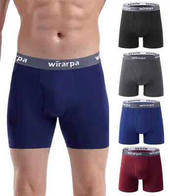 Produktbild von Set mit 4 Baumwollboxershorts für Herren