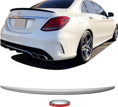 Produktbild von SET Heckspoiler Kofferraum ABS + 3M passend für Mercedes C-Klasse W205 14-18 C63 AMG Umbau