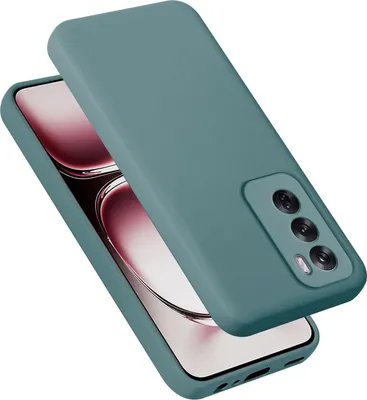 Image de Cadorabo Housse pour Oppo Reno 12 Pro Housse en silicone Housse en silicone liquide pour téléphone portable, Housse de protection résistante aux rayures et aux chocs pour Oppo Reno 12 Pro