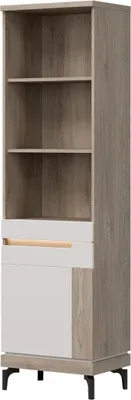 Produktbild von Aston An08 Regal 55X197X39 Cm Bücherregal Rechts Eiche Cremona/Kaschmir