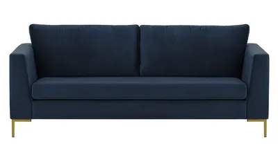 Produktbild von SLF24 - Dreisitzer-Sofa Gosena - blau - Velluto 11