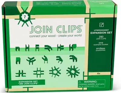 Produktbild von JOIN CLIPS Erweiterungsset 280 JOIN CLIPS (Steckverbinder zum Bau mit KAPLA)