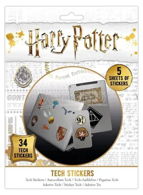 Produktbild von Harry Potter - Aufkleber, Vinyl (34er-Pack) CD140 (Einheitsgröße) (Bunt)