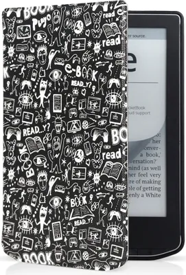 Obrázek produktu pro CONNECT IT pouzdro pro PocketBook 629/634, Doodle černé