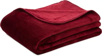 Produktbild von Gözze Decke Uni PET bordeaux 150 x 200 cm