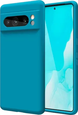 Immagine prodotto di Custodia per Google Pixel 8 Pro Custodia protettiva in gel di silicone per telefono cellulare, blu