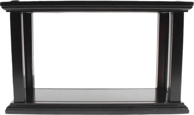 Produktbild von Büttner Sammler Edition VITRINE Schaukasten Sammelvitrine Plexiglas für Modellschiffe, Modellautos, Sammlerstücke Holz Mini Schwarz 27,5x11,5x16,5 cm