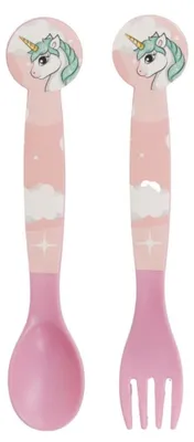 Produktbild von Babybesteck 2tlg. Einhorn RAINBOW