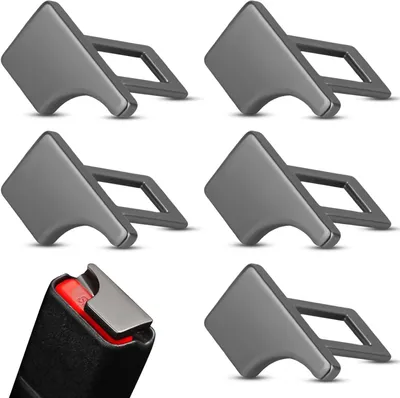 Productafbeelding van Riemclips Auto - Gordelklemmen Clips - Veiligheidsgordel Gebruik - Universele Pasvorm - 4 Stuks - Zwart