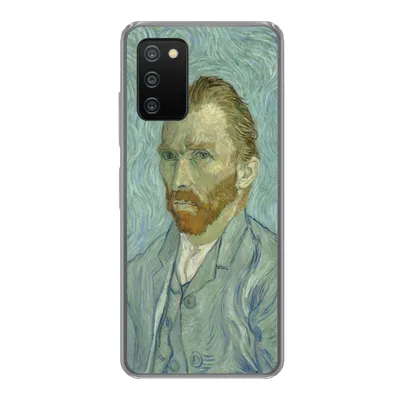 Produktbild von MuchoWow® Handyhülle Schutzhülle Hülle für Samsung Galaxy A03s Selbstporträt - Vincent van Gogh Silikon Softcase Handy Hülle - Schutz