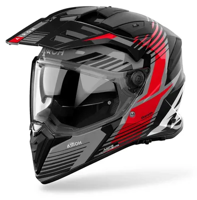 Produktbild von Airoh Helm Bandit Spicy schwarz/grau-rot - Größe L