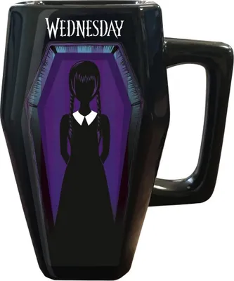 Image de Wednesday - Tasse à café, cercueil PM10770 (Taille unique) (Noir/Violet)