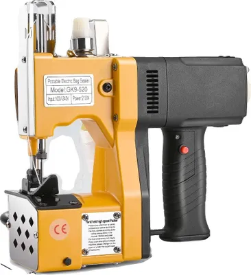 Produktbild von Industrielle Nähmaschine, Overlock-Stich, tragbares Design, Gelb