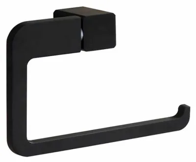Produktbild von VDN Stainless Toilettenpapierhalter Schwarz - WC Rollenhalter - Toilettenpapierhalter - Edelstahl