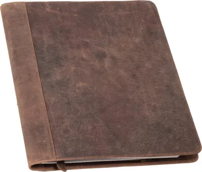 Produktbild von PRIDE&SOUL Schreibmappe WINSTON DIN A4 aus Leder braun