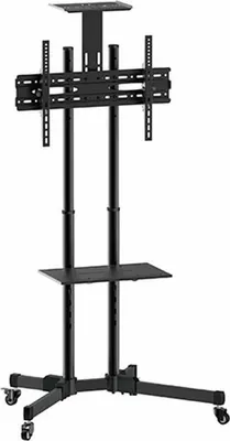 Produktbild von TM Electron TMSLC324 Stand Universal mit Rollen für LED, OLED, LCD, Plasma Monitore oder TVs von 37" bis 70", MAX. 50Kg, VESA 600X400