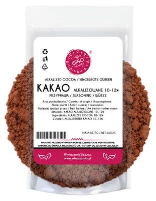 Produktbild von Alkalisiertes Kakaopulver 1 kg, 10–12 %, intensiver Geschmack und tiefes Schokoladenaroma