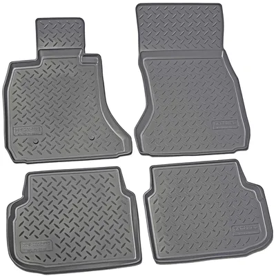 Image de Tapis en caoutchouc pour BMW Série 7 F01 COURTE | Année de construction 2008-2015 | ajusté + bordure