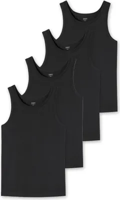Produktbild von uncover by Schiesser 4er Pack Basic Unterhemd / Tanktop Unterhemden mit perfekter Passform, Hochwertige Verarbeitung und hohe Formstabilität, Weiche Single Jersey Qualität