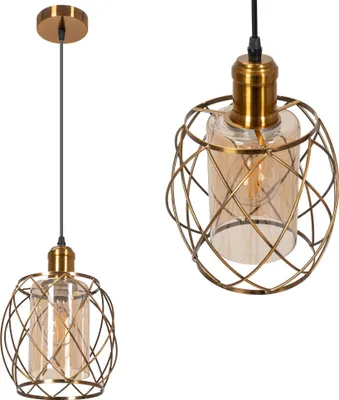 Produktbild von tooLight Pendellampe App1129-1Cp Gold Metall E27 1-Punkt Licht