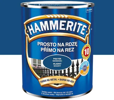 Produktbild von Hammerite Metallschutzlack, Rostschutzlack, Blau glänzend, 2,5l
