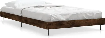 Obrázok produktu pre vidaXL Rám postele bez matraca dub dymový 100x200 cm materiál na báze dreva