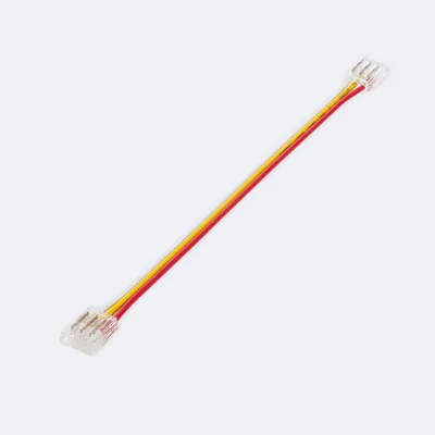 Produktbild von Doppelter Clip-Verbinder mit Kabel für LED-Streifen CCT 12/24V DC SMD IP20 Breite 10mm 10 mm