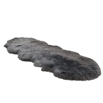 Produktbild von MODFU Fellteppiche Schaffell, Kunstfell Lammfellimitat Teppich flauschig, Longhair Fell Optik, Dekofell für Stühle, Couch, Sofa Wohnzimmer Schlafzimmer