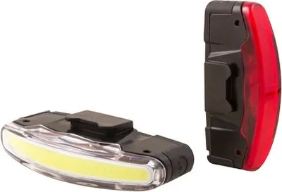 Image de Spanninga kit d'éclairage Arco XBLED 30 Lux USB noir 2 pièces