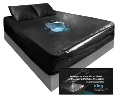 Productafbeelding van Waterdichte vinylvloer, 0,3 mm dik, 183x203 cm, met antislipcoating, geschikt voor de slaapkamer
