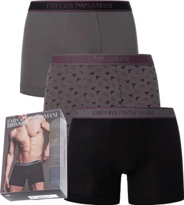 Obrázok produktu pre Emporio Armani boxerky "3 Pack" - 112130 4F717 - Black- Veľkosť: L(EU)