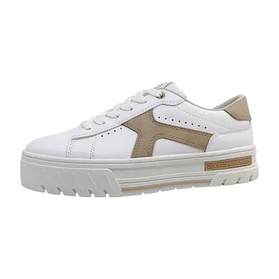 Produktbild von Tom Tailor  Damenschuhe Schnürschuhe Sportive Schnürer Weiß Freizeit, Schuhgröße:40 EU