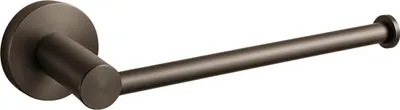 Produktbild von Balneo | Toilettenpapierhalter anthrazit GUN METAL Edelstahl| Papierrollenhalter QUBE Rostfrei | WC-Papierhalter aus Metall