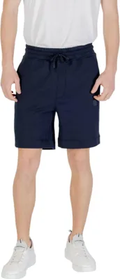 Produktbild von Boss Herren Bermudas Blau Baumwolle Sommer Shorts : Größe - M Größe: M