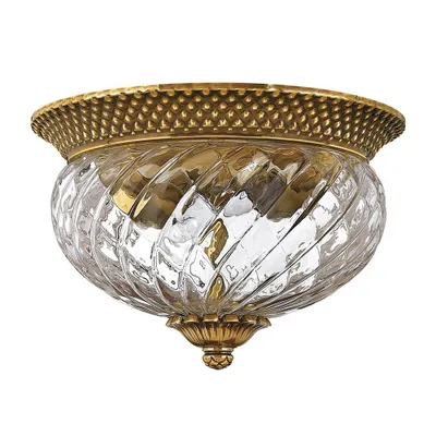 Obrázek produktu pro Moderní stropní svítidlo Plantation Bronze Bronze Brass Glass 2 světla E27