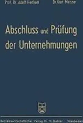Immagine prodotto di Abschluß und Prüfung der Unternehmungen