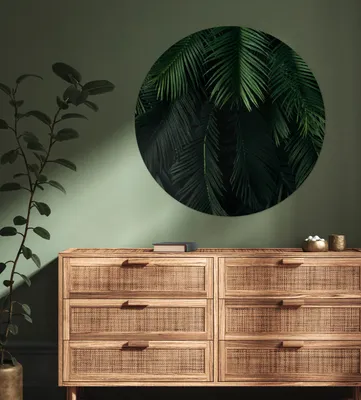 Produktbild von MuchoWow® - Tapetenkreis - Wandbild rund - Schlafzimmerdekoration - Wanddeko - runde Tapete - Kunst für zu Hause