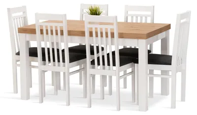 Obrázek produktu pro Jídelní sestava POLA stůl + 6 židlí