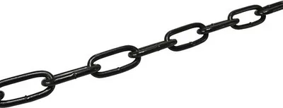 Produktbild von Schweisskette Ø 8 mm, Stahl schwarz verzinkt 10 m