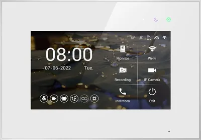 Produktbild von Balter EVO HD berühren bildschirm Monitor - 7 Zoll|Zusätzlicher WLAN Monitor mit App Steuerung|monitor für überwachungskamera mit 2-Draht Technologie