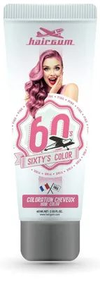 Produktbild von Hairgum Sixty's Color Hair Color Pink