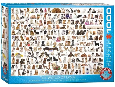 Zdjęcie produktu dla Puzzle 1000 The world of dogs 6000-0581