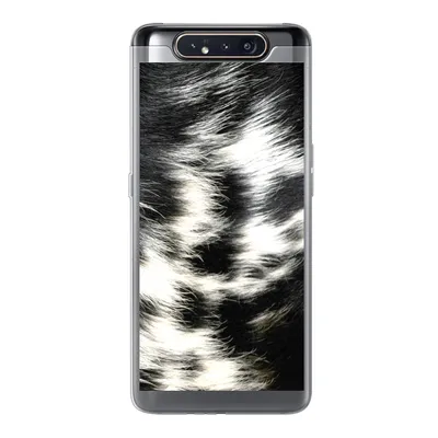 Produktbild von MuchoWow® Handyhülle Schutzhülle Hülle für Samsung Galaxy A80 Die Kuhhaut einer Langhornkuh Silikon Softcase Handy Hülle - Schutzdeckel